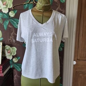 FOREVER 21 Always Saturday Tee Shirt Size Small